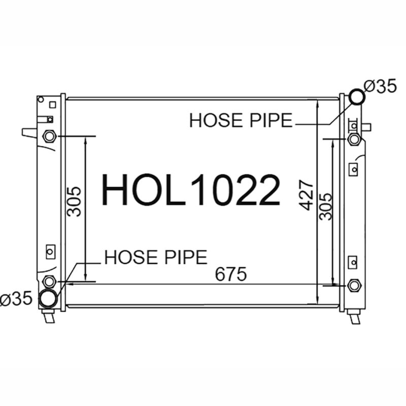 Holden Commodore / Monaro VT / VX, Statesman WH & Ute / Crewman VU 5.7L V8 1997-2003 [Twin Oil Coolers]