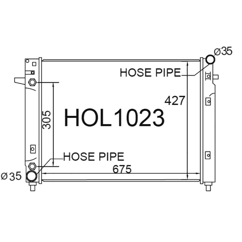 Holden Commodore / Monaro VT / VX, Statesman WH & Ute / Crewman VU 5.7L V8 1997-2003 [Single Oil Cooler]