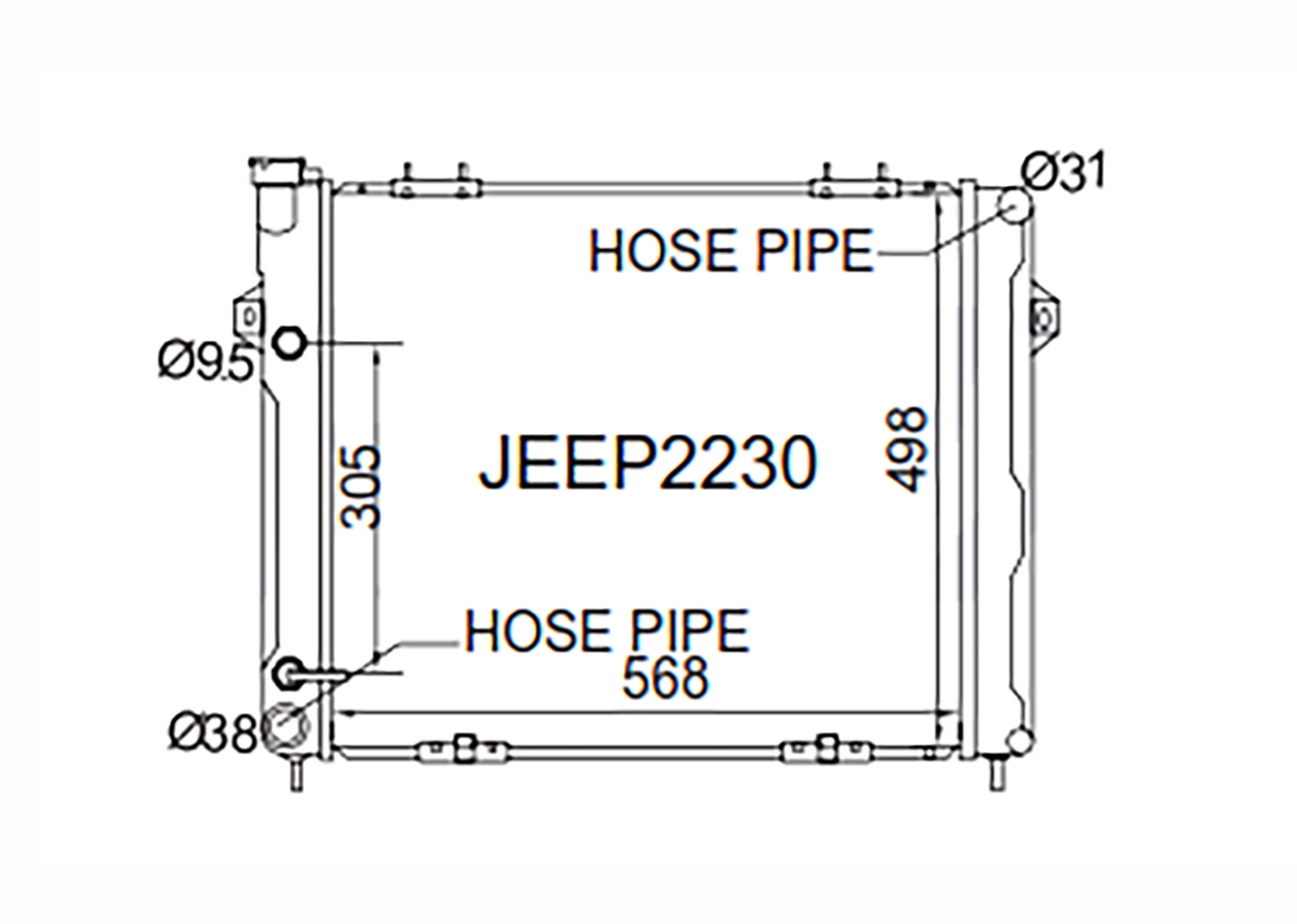 Jeep Grand Cherokee ZJ 4.0L Petrol 1993-1998