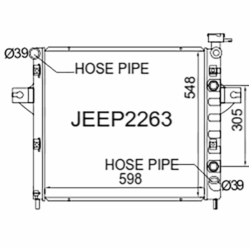 Jeep Grand Cherokee WJ 4.7L V8 Perol 1999-2000 [Tall]