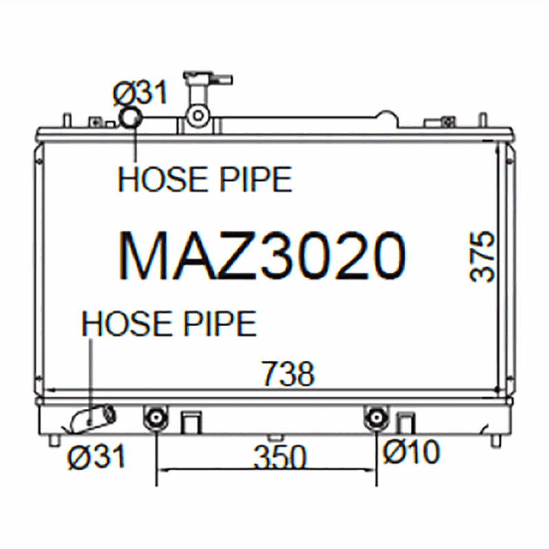Mazda 6 / Atenza [GG] 4Cyl Petrol 2002-2008 [No Bleed Pipe]
