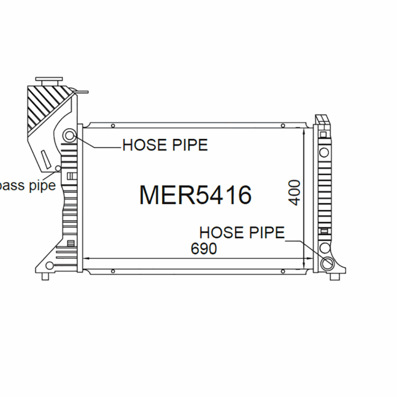 Mercedes Sprinter W901 Diesel 2000-2006 [With Pipe]