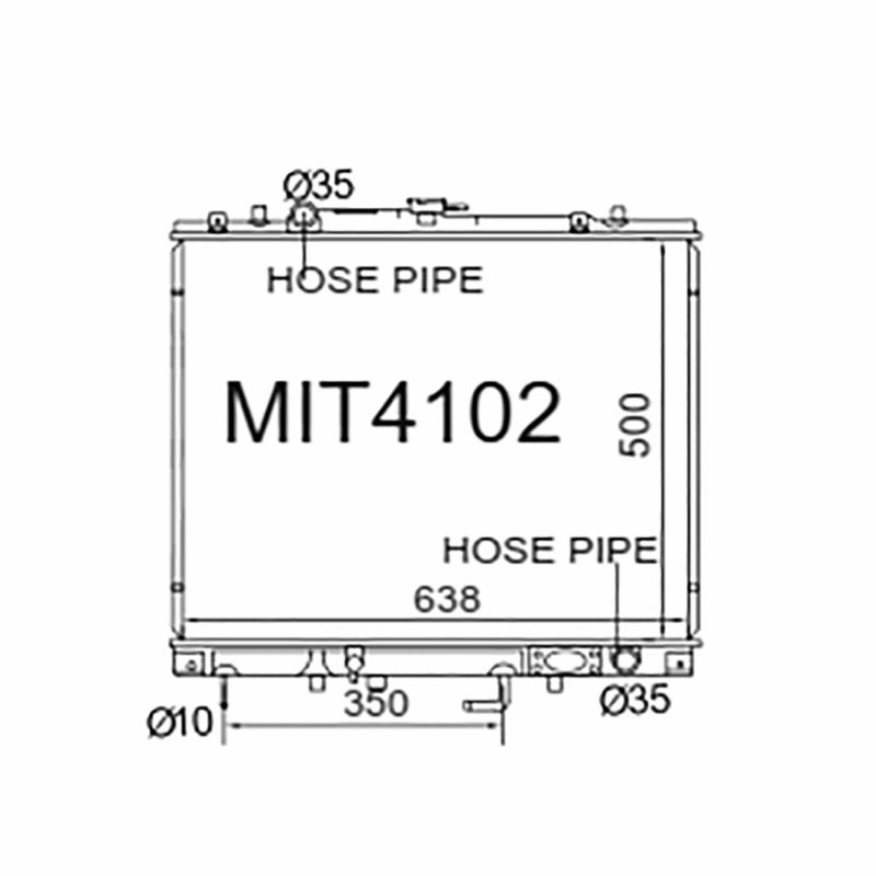 Mitsubishi Challenger 2.8L Diesel 1998-2008 [Straight Pipe]