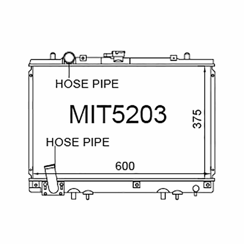 Mitsubishi Triton / L200 MK 3.0L Petrol 1996-2006 [Angled Pipe]