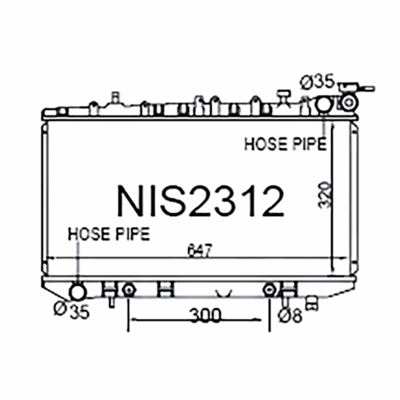 Nissan Pulsar N14 / N15, Sentra B13 / B14 & Wingroad Y10 1990-2000 [35mm Pipes]