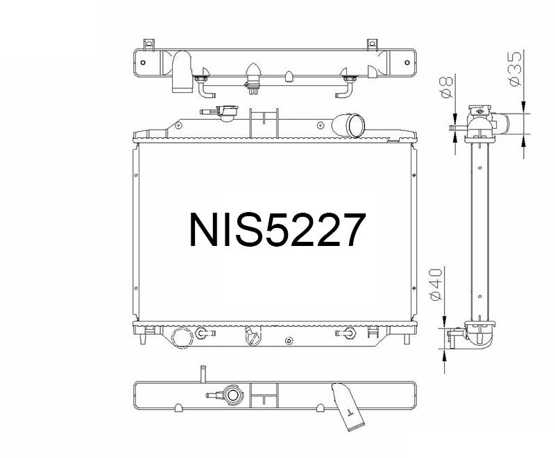 Nissan Caravan / Urvan E25 3.0L Diesel 2001-2012 [35mm Lower Pipe]