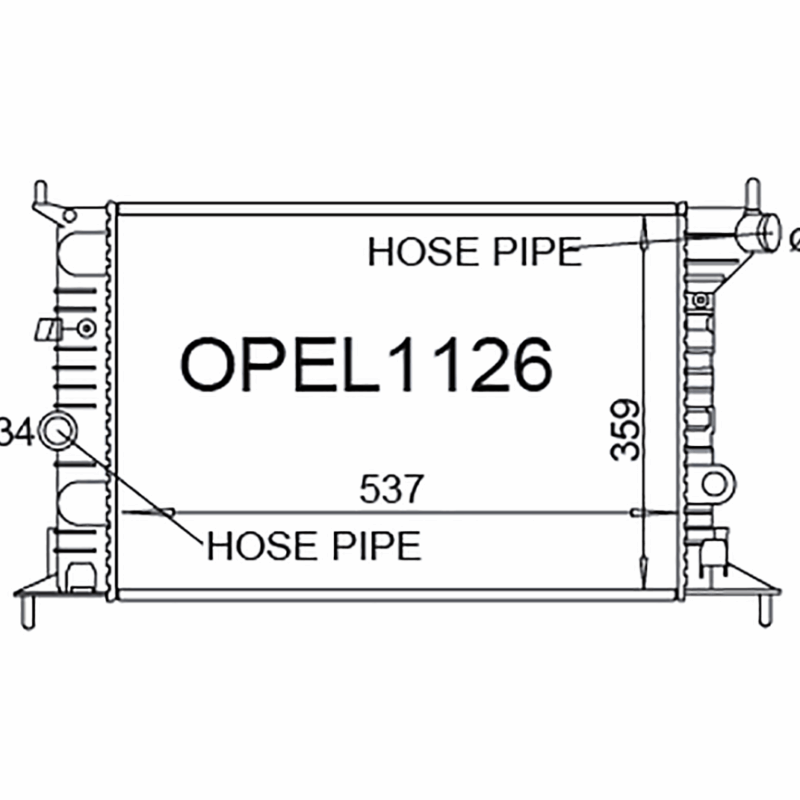Holden / Opel Vectra B 1.6L, 1.8L & 2.0L Petrol 1995-2002 [No A/C]