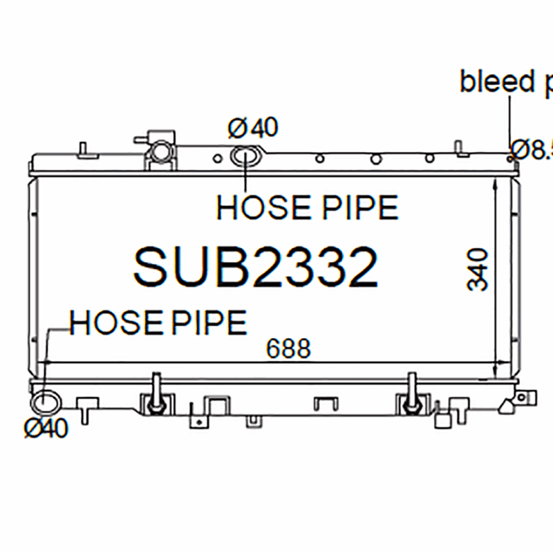 Subaru Impreza WRX & STI GD / GG & Legacy GT BE / BH 1998-2007 [Turbo with Cap]