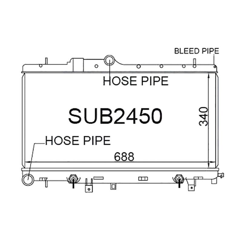 Subaru Impreza WRX & STI GD / GG & Legacy BE / BH 1998-2004 [Turbo without Cap]