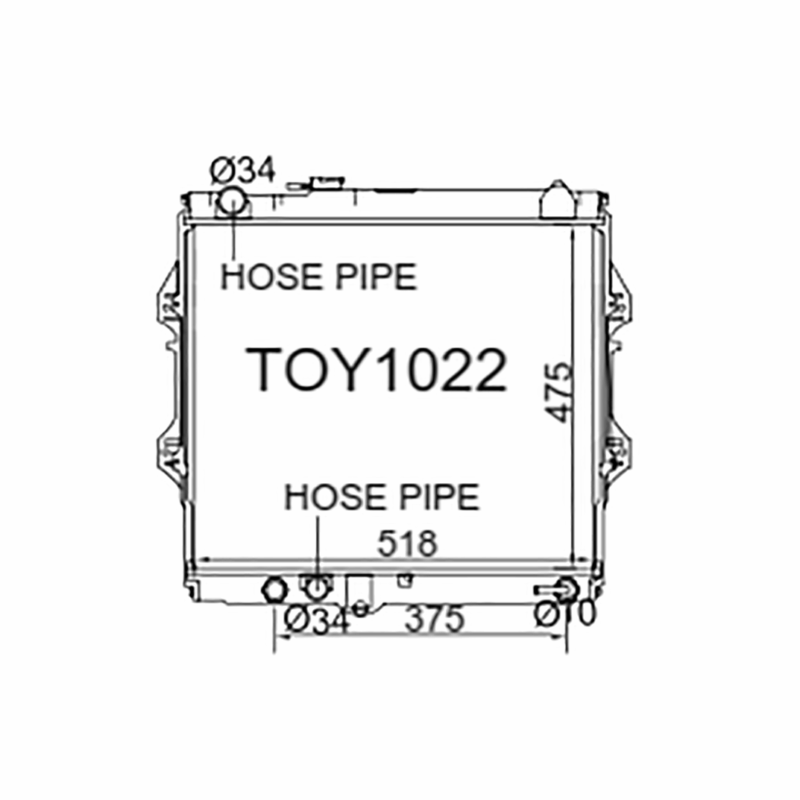 Toyota Hilux 3.0L [5L] Diesel 1997-2005 [Straight Lower Pipe]