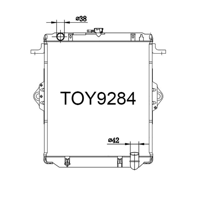 Toyota Land Cruiser HZJ78, HZJ79, HDJ78 & HDJ79 4.2L Diesel 1999-2007 [Tall Core]